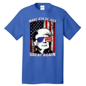 Make 4th Of July Great Again Trump Tall T-Shirt