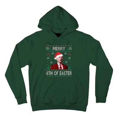 Merry 4th Of Easter Funny Joe Biden Christmas Ugly Sweater  Hoodie