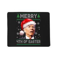 Merry 4th Of Easter Funny Christmas Ugly Sweater Mousepad