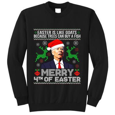Merry 4th Of Easter Funny Christmas Ugly Sweater Sweatshirt