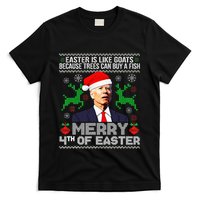 Merry 4th Of Easter Funny Christmas Ugly Sweater T-Shirt