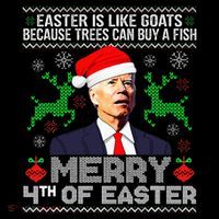 Merry 4th Of Easter Funny Christmas Ugly Sweater Mug