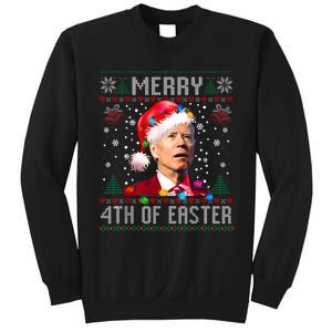 Merry 4th Of Easter Funny Joe Biden Christmas Ugly Sweater Sweatshirt