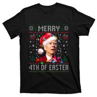 Merry 4th Of Easter Funny Joe Biden Christmas Ugly Sweater T-Shirt