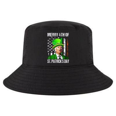 Merry 4th Of St Patricks Day Funny Joe Biden Leprechaun Hat Cool Comfort Performance Bucket Hat