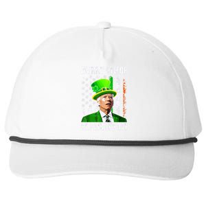 Merry 4th Of St Patricks Day Funny Joe Biden Leprechaun Hat Snapback Five-Panel Rope Hat