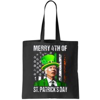 Merry 4th Of St Patricks Day Funny Joe Biden Leprechaun Hat Tote Bag