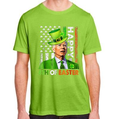 Merry 4th Of St Patricks Day Joe Biden Leprechaun Hat Clover Gift Adult ChromaSoft Performance T-Shirt