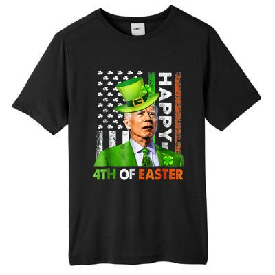 Merry 4th Of St Patricks Day Joe Biden Leprechaun Hat Clover Gift Tall Fusion ChromaSoft Performance T-Shirt