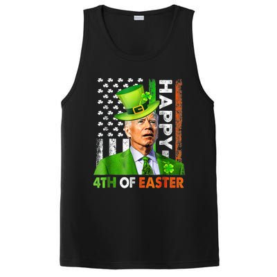 Merry 4th Of St Patricks Day Joe Biden Leprechaun Hat Clover Gift PosiCharge Competitor Tank