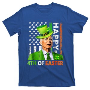 Merry 4th Of St Patricks Day Joe Biden Leprechaun Hat Clover Gift T-Shirt