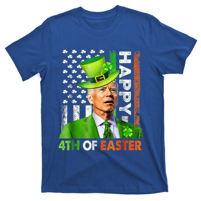 Merry 4th Of St Patricks Day Joe Biden Leprechaun Hat Clover Gift T-Shirt