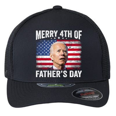 Merry 4th Of July Shirts Fathers Day 4th Of July Flexfit Unipanel Trucker Cap