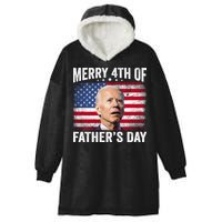 Merry 4th Of July Shirts Fathers Day 4th Of July Hooded Wearable Blanket