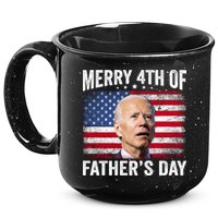 Merry 4th Of July Shirts Fathers Day 4th Of July 15oz Campfire Ceramic Mug