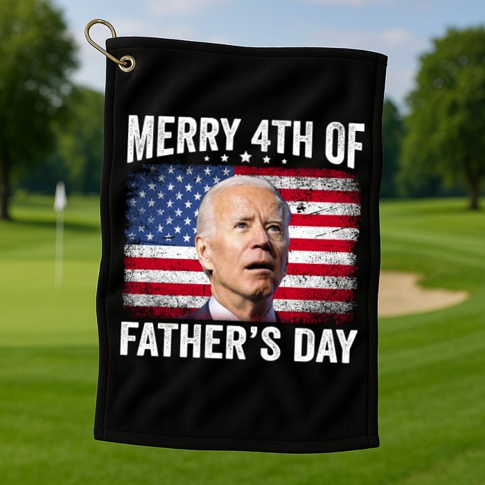 Merry 4th Of July Shirts Fathers Day 4th Of July Golf Towel