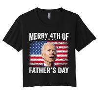 Merry 4th Of July Shirts Fathers Day 4th Of July Crop Top