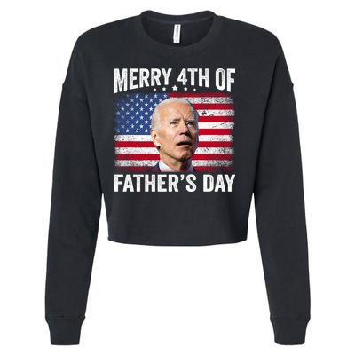 Merry 4th Of July Shirts Fathers Day 4th Of July Cropped Pullover Crew