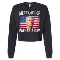 Merry 4th Of July Shirts Fathers Day 4th Of July Cropped Pullover Crew