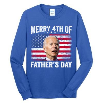 Merry 4th Of July Shirts Fathers Day 4th Of July Tall Long Sleeve T-Shirt