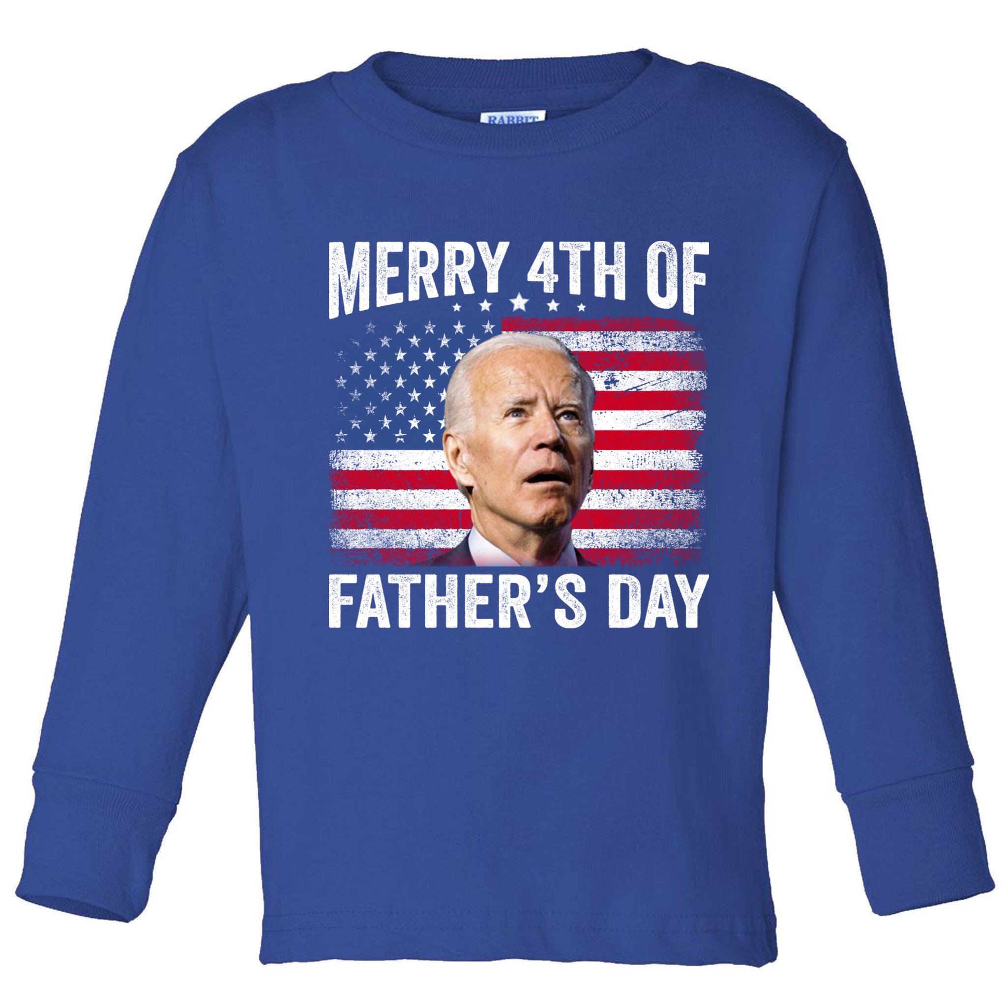 Merry 4th Of July Shirts Fathers Day 4th Of July Toddler Long Sleeve Shirt