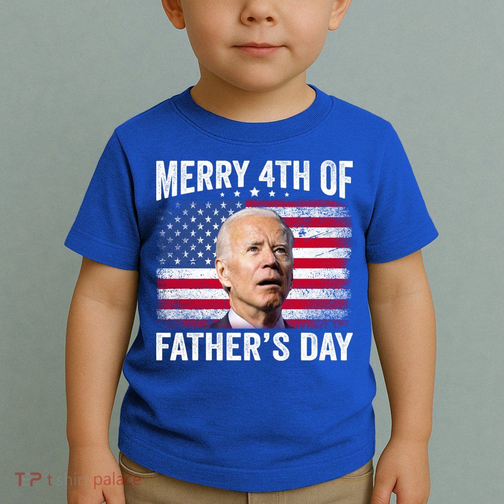 Merry 4th Of July Shirts Fathers Day 4th Of July Toddler T-Shirt