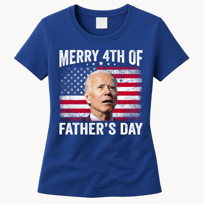 Merry 4th Of July Shirts Fathers Day 4th Of July Womens T-Shirt
