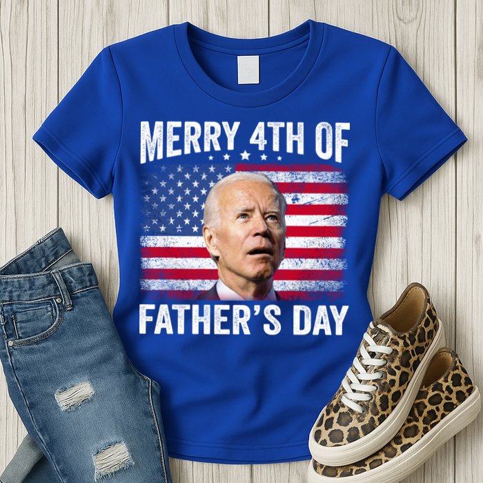 Merry 4th Of July Shirts Fathers Day 4th Of July Womens T-Shirt