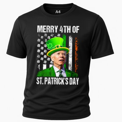 Merry 4th Of St PatrickS Day Funny Joe Biden Leprechaun Hat Performance Shirt