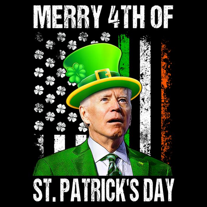Merry 4th Of St PatrickS Day Funny Joe Biden Leprechaun Hat Impact Tech Backpack