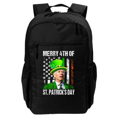 Merry 4th Of St PatrickS Day Funny Joe Biden Leprechaun Hat Backpack