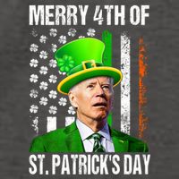 Merry 4th Of St PatrickS Day Funny Joe Biden Leprechaun Hat Vector Backpack