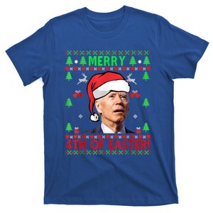 Merry 4th Of Easter Funny Joe Biden Christmas Ugly Sweater T-Shirt