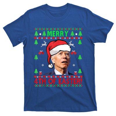 Merry 4th Of Easter Funny Joe Biden Christmas Ugly Sweater T-Shirt