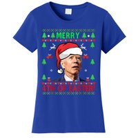 Merry 4th Of Easter Funny Joe Biden Christmas Ugly Sweater Women's T-Shirt