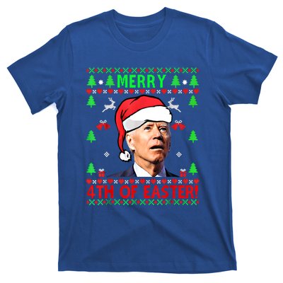 Merry 4th Of Easter Funny Joe Biden Christmas Ugly Sweater Cool Gift T-Shirt