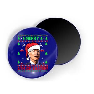 Merry 4th Of Easter Funny Joe Biden Christmas Ugly Sweater Cool Gift Magnet