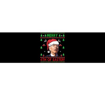 Merry 4th Of Easter Funny Joe Biden Christmas Ugly Sweater Sweatshirt Bumper Sticker