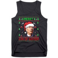 Merry 4th Of Easter Funny Joe Biden Christmas Ugly Sweater Sweatshirt Tank Top