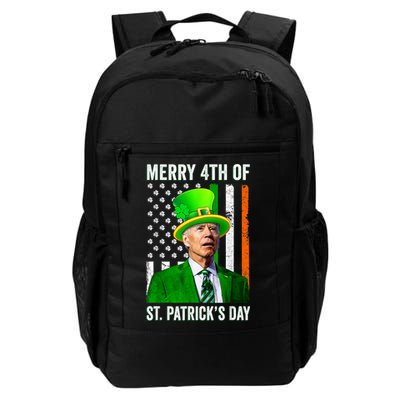 Merry 4th Of St Patrick's Day Joe Biden Leprechaun Hat Backpack
