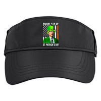 Merry 4th Of St Patrick's Day Joe Biden Leprechaun Hat Adult Drive Performance Visor