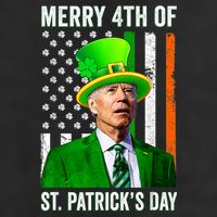 Merry 4th Of St Patrick's Day Joe Biden Leprechaun Hat 11oz C Handle Ceramic Mug