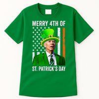 Merry 4th Of St Patrick's Day Joe Biden Leprechaun Hat Tall T-Shirt
