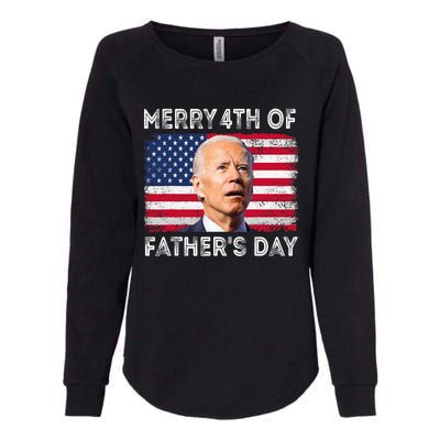 Merry 4th Of July Fathers Day 4th Of July Womens California Wash Sweatshirt