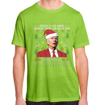 Merry 4th Of Easter Funny Joe Biden Sweater Ugly Christmas Adult ChromaSoft Performance T-Shirt