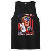 Make 4th Of July Great Again Funny Trump Drinking Beer PosiCharge Competitor Tank