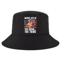 Merry 4th Of You Know The Thing Funny Biden Cool Comfort Performance Bucket Hat