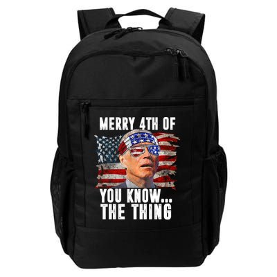 Merry 4th Of You Know The Thing Funny Biden Backpack