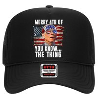 Merry 4th Of You Know The Thing Funny Biden Trucker Hat