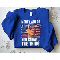 Merry 4th Of You Know The Thing Funny Biden Sweatshirt